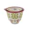 Hello Honey® Floral Hand-Stamped Stoneware Measuring Cup Set